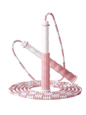 Yunshu Sjippetov til børn, justerbart længdesegmenteret perletov Pink