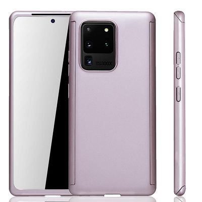 König Taske Mobiltelefonbeskytter til Samsung Galaxy S20 Ultra Case Cover Screen Protector Pink