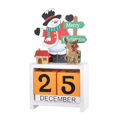 Joulupöytäkalenteri Pöytänumero Päivämäärä Puupalikat Kalenteri Lähtölaskenta Joulupöytä Calenda Kuten