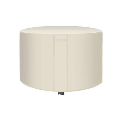 Päivitetty heavy duty 420d Oxford Round Garden Rattan Furniture Cover vedenpitävä sisätiloissa ulkona pyöreä pöytäsuojasarja kiristysnyörillä Solje...
