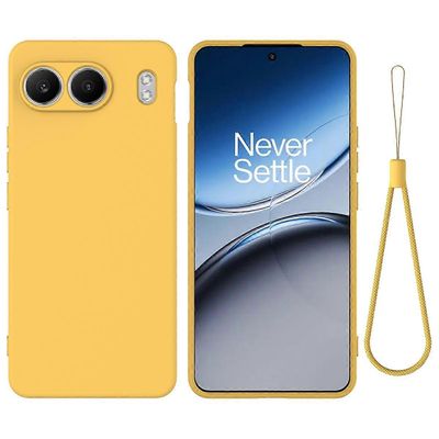 OnePlus Nord 4 -kotelolle nestemäinen silikoninen naarmuuntumista estävä puhelimen kansi käsihihnalla Monivärinen Style B