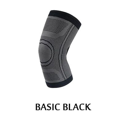 1Pcs dual-use vævning knæ støtte elastisk tryk tandbøjle basketball cykling professionel beskyttende sport wrap 03 M