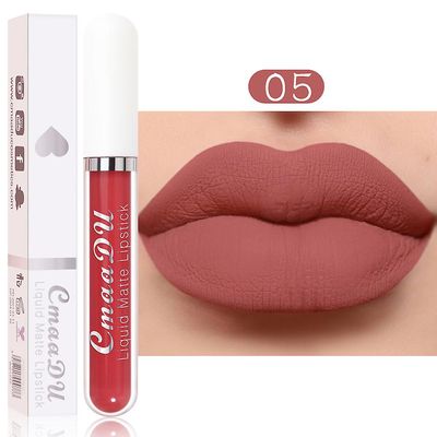 Cmaadu 18 Farve læbestift Mat Non-stick Cup Vandtæt Langtidsholdbar Lip Gloss Cmaadu18scc 05