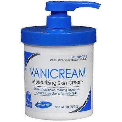 Vanicream hud fuktighetskrem med pumpedispenser, 1 pund