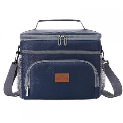 Madpakke (15l) isoleret madkasse blød kølerkøler tote (darkblue) 58