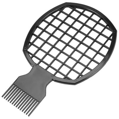 Afro Twist Comb kannettava kaksi yhdessä hiuskampa luonnollisille kierteille kiharat kelat rastat Musta