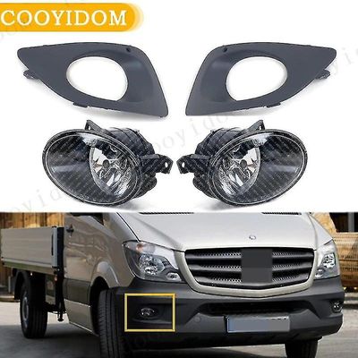1set Nye tåkelys foran tåkelys med deksel for Mercedes-benz Sprinter W906 9068203861 9068203961 bil-styling