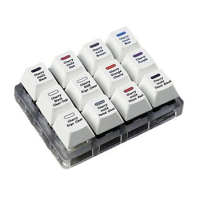 Cherry MX2A -näppäinkytkimen testeri 12-näppäin mekaaninen näppäimistönäytteenottimen kytkintestaustyökalu mekaaniseen Kuten