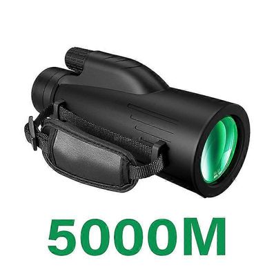 5000M tehokas monokulaarinen 12x50 yönäkymä monokulaarinen pitkä ulottuvuus kannettava teleskooppi suuri suurennus ammattilainen