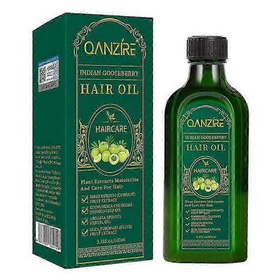 Amla hiusöljy - 100ml | Vahvoille, pitkille ja paksuille hiuksille | Ravitsee päänahkaa | Hallitsee hiusten putoamista, vahvistaa hiuksia ja edistä...