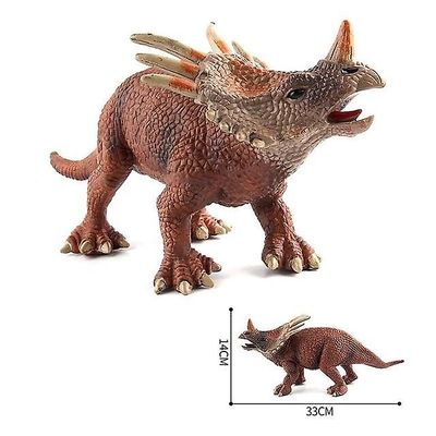 Ebox Dinosaur model legetøj: jurassic tyrannosaurus, indominus rex, triceratops, brontosaurus - 28 stilarter Steacosaurus