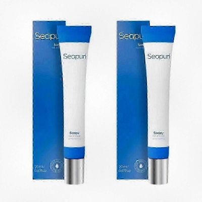 Seapuri Hair Scalp Ampoule 20ml hiustenlähdön hoitoon, päänahan ravitsemiseen ja vahvistamiseen, edistää tervettä hiusten kasvua 2pcs