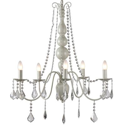 Linea Verdace Lighting Linea Verdace Bardini 5 Light Multi Arm Lysekroner Beige Grå