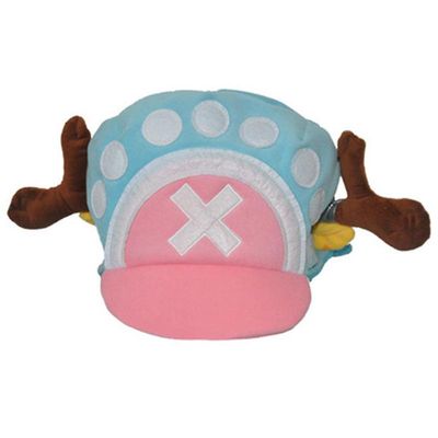 Ny Anime Tony Tony Chopper Cap Cosplay Plysj Vinterhatt Gaver Lys Blå Shytmv One Size