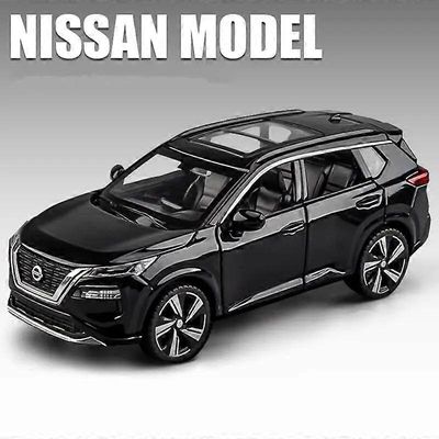 Redkid 1:32 Nissan X-TRAIL SUV Alloy -automalli painevalettu metallilelu maastoajoneuvot automallin simulointi ääni ja valo lasten lahjat Musta