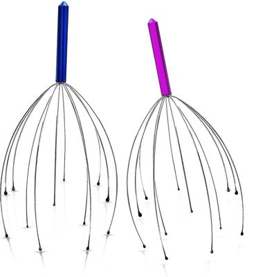 Mikasa Hovedbund massagere, håndholdt hoved Massage Tingler, 2 Pack, tilfældige farver