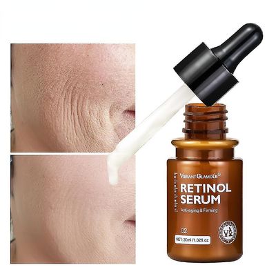 Retinol Face Serum Fugtgivende kridtning opstrammende Fade Fine Lines Anti-rynke Anti-aging Deep Care Essence Høj kvalitet