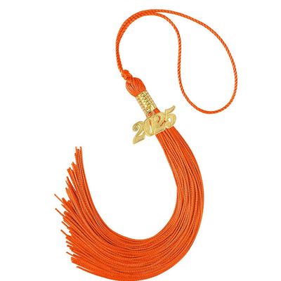 2025 Valmistujaistupsut Valmistujaishut Koristelu Tupsut vuoden 2025 valmistujaisopiskelijoille ja valokuvaus oranssi