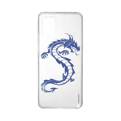 Crazy Kase Skrog til Xiaomi Mi 10 Lite Soft Blue Dragon