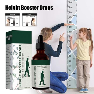 Frusde Høyde Booster Drops, Boost Metabolism, Plant Extract High Oil For ungdommelig Bone Growth 3 stk.