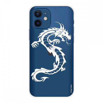 Crazy Kase Hull Til iPhone 12 (6.1) Soft Dragon White