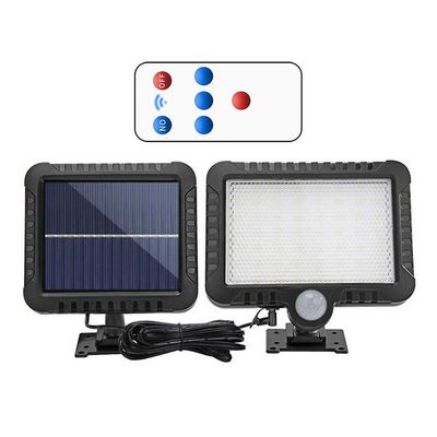 100/120Led sol lys udendørs bevægelse genoplade solvæg lys vandtæt nødsituation førte lys gade veranda lampe have dekoration Fjernbetjening med 56cob