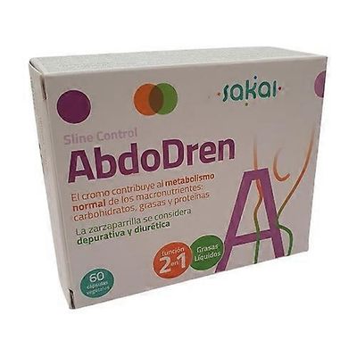 Sakai Sline control abdodren abdominal control and elimination of liquids 60 capsules