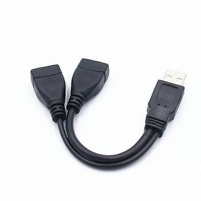 Ryra 1kpl USB 3.0 A 1 uros - 2 Dual USB naaras datakeskitin virtalähde Y jakaja USB-latauskaapeli Johdon jatkokaapelit