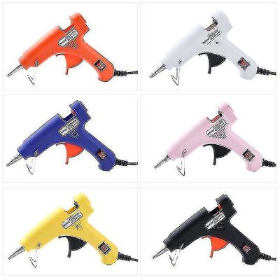 Hot Glue Gun Sol Gun Hot Melt Gun 20w Elektrisk varmepistol Hot Melt LimPistol DIY Smykker Tilbehør +