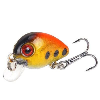 Unbrand 1pcs Mini Wobblers Bas Fiskeri Lokker 30mm/1.6g Jerkbait Kunstig Micro Fiish Black Minnow Hard Bait Fiskeri Tilbehør Farve5