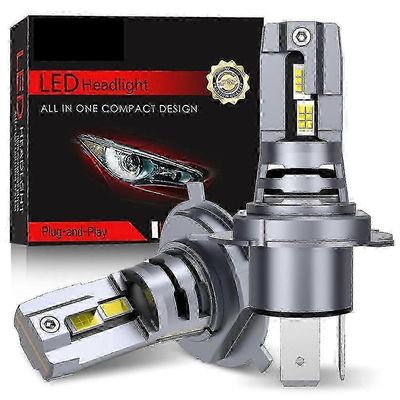 Uudet mallit 40000LM Canbus H4 LED-ajovalojen polttimot 9003 HB2 kaukovalot 120W auton valot 24 CSP 3570 turbo led-diodilamput 12V 6500K