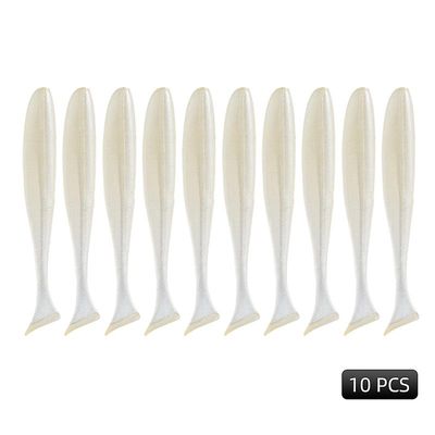 Wobblers Karpe Fiskeri Soft Lokker Silikone Kunstig Plast Easy Shiner Lokkemad Type 11 50mm 10pcs