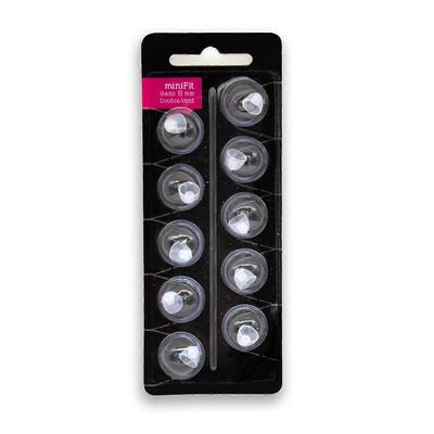 10 kpl kuulokojeen kupolit Oticon-kuulokojeiden vaihtoihin Oticon Minifit Single Vent Basso-kupolit 8m As Shown