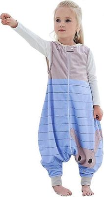 Lasten makuupussi jaloilla lämmin pehmeä pyjama, tyttöpoika Talvi nukkuu Ba S1-3 Jahre
