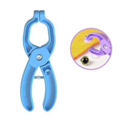 Safety Eye Tool aputyökalu turvasilmien kiinnittämiseen virkkausta varten, Safety Eyes virkkaustyökalut sininen