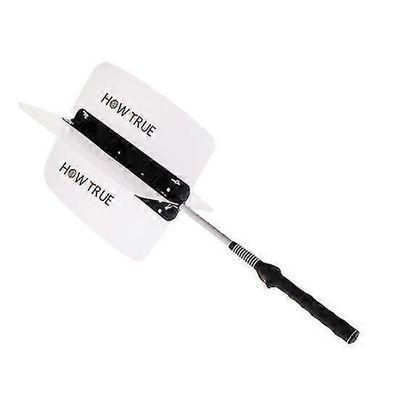 Golf Swing Trainer Golf Power Swing Fan Luistamaton muotoilu Yksinkertainen asennus Sisä Ulkona Golf Swing Harjoitteluapu valkoinen