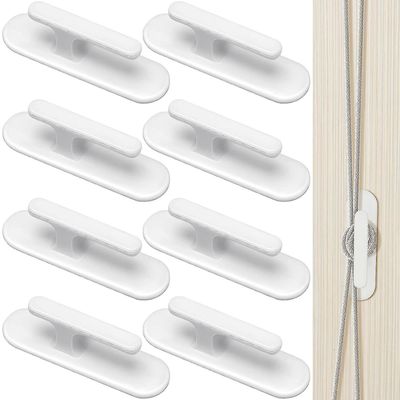 8stk Blind Cord Twister, Sikkerhed Blind Cord Hooks, Selvklæbende Blind Cord Holder, Window Blinds String Holder