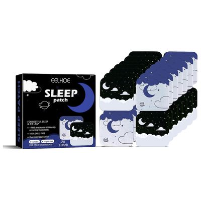 Th000 Eelhoe Sleep Aid Patch lievittää unettomuutta, ärtyneisyyttä, ahdistusta, parantaa nukahtamista, parantaa unen laatua Unilaastari 1kpl