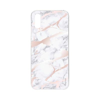 Crazy Kase Skrog til Xiaomi Redmi 9a Soft Pink Marble Effect