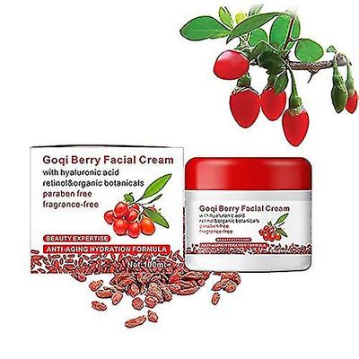 Goji Berries Cream, 100 g Goji Berries Anti-aging Antioxidant Moisturising Cream för fastare och slätare hud - Sszfv