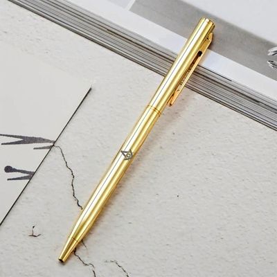 Bricks Masons Gratis gravering af metal frimurerisk kuglepen - (flere farver / bilag) Golden