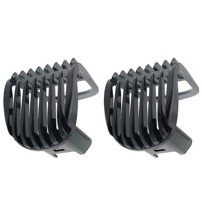 2 stk trimmer barbermaskin skjegg kam for BT405 BT3200 QT3300 QT4000 QT4005 QT4008 XA4003 QT4012 QT4013 QT Svart