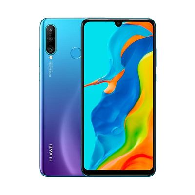 Smartphone Huawei P30 Lite 4GB / 128GB Påfågel Blå Dubbel SIM Europeisk version