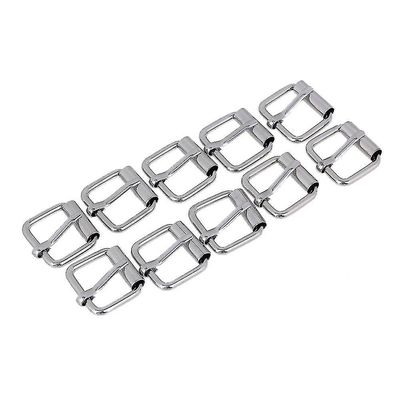 10Pcs 2cm sølv metal rulle ring spænder