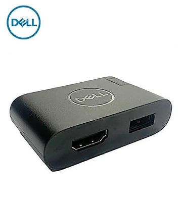 Dell DA20U -sovitin USB-C–HDMI/USB-A -Play ja pistoke