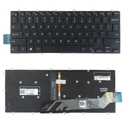 Yhdysvaltalainen näppäimistö, jossa on näppäimistön taustavalo DELL Inspironille 13 5368 5378 5578 7368 7378