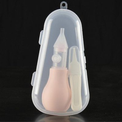 Hmwyv Hmwy-3pcs / sæt Newborn Baby Safety Nose Cleaner Kids Vacuum Suction Nasal Aspirator Sæt Spædbørn Medicine