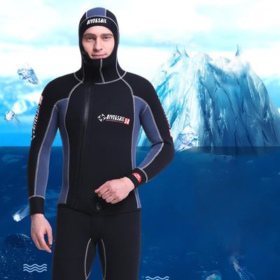 Neopren Swetsuit Dykkerdragt Til Spearfishing Snorkling Vandsport 3xl Sort