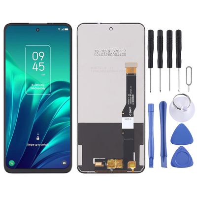 Tft LCD-skjerm for Tcl 20l / 20l + / 20 Lite T774h T774b T775h T775b med digitaliserer full montering Ikke angitt