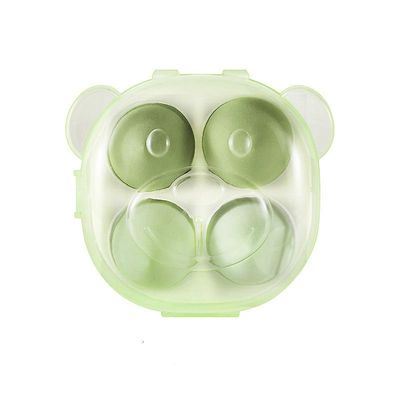 Skønhed Makeup Tools: Bear Beauty Egg Sæt, Pudderkvast, Vand Drop Svamp, Våd og Tør Makeup Egg Matcha er